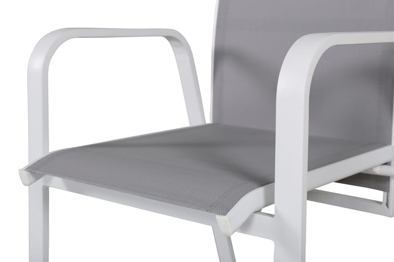 Käsinojallinen tuoli Copacabana Pinottava - Valkoinen - Puutarhakalusteet - Puutarhatuoli - Ulkotilan ruokatuoli