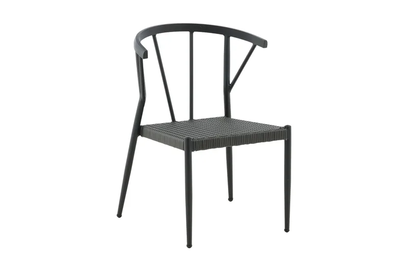 Käsinojallinen tuoli Stina, Musta