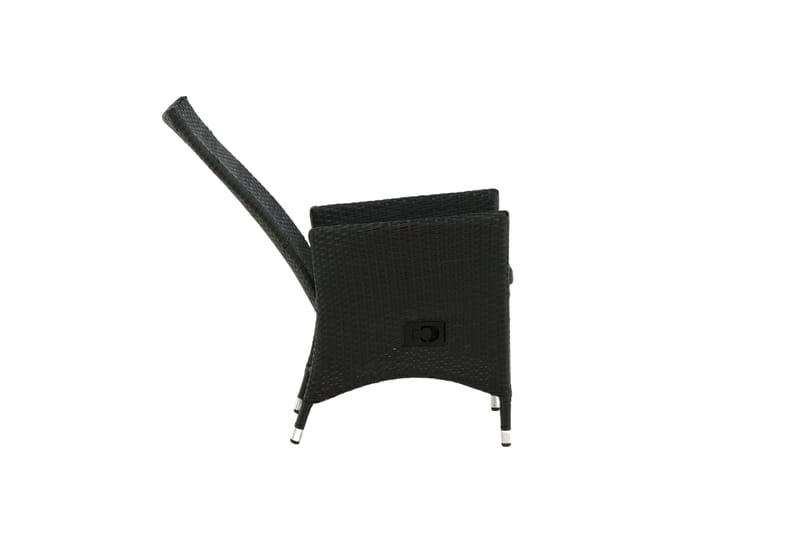 Käsinojallinen tuoli Padova Musta - Venture Home - Puutarhakalusteet - Puutarhatuoli - Ulkotilan ruokatuoli