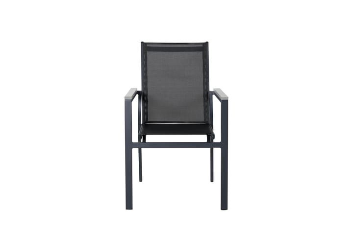 Käsinojallinen tuoli Parma Pinottava Musta - Venture Home - Karmituoli ulos - Parveketuoli & taittotuoli ulos - Ulkotilan ruokatuoli