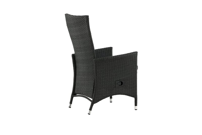 Käsinojallinen tuoli Padova Musta - Venture Home - Puutarhakalusteet - Puutarhatuoli - Ulkotilan ruokatuoli