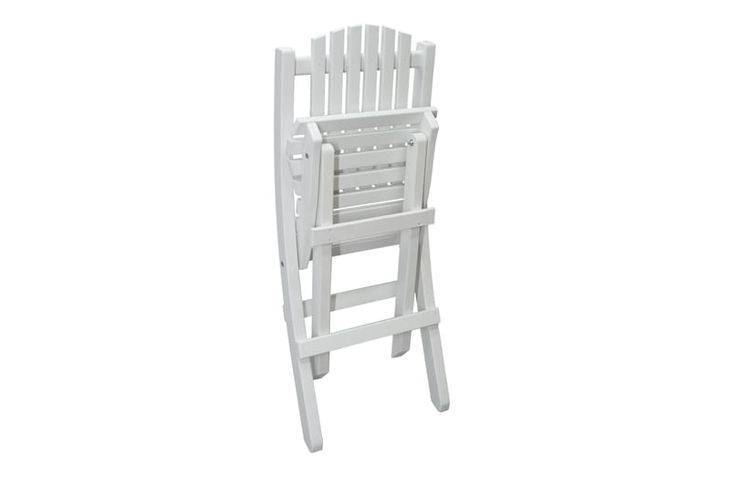 Klaffituoli Delpino - Valkoinen - Puutarhakalusteet - Puutarhatuoli - Ulkotilan ruokatuoli