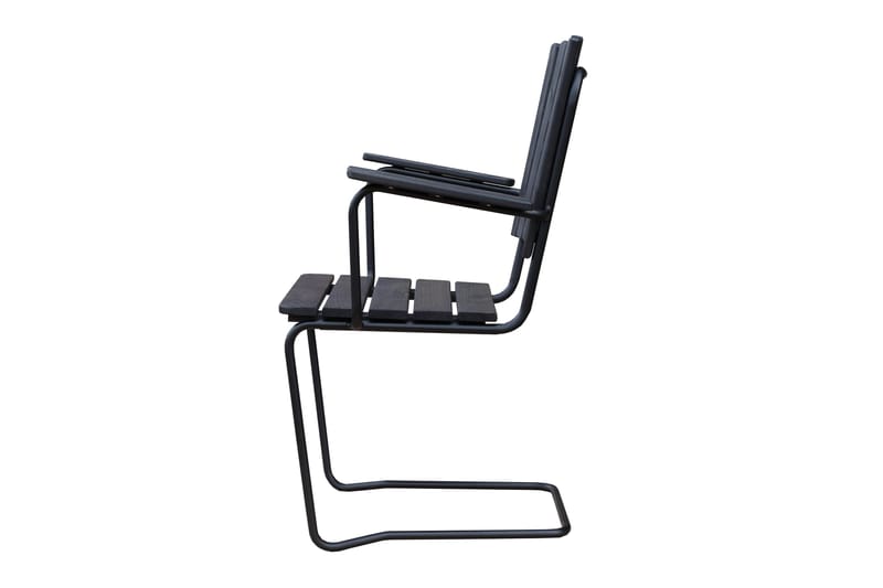 Nojatuoli Vaxholm - Kahvimusta/Harmaa - Puutarhakalusteet - Puutarhatuoli - Ulkotilan ruokatuoli