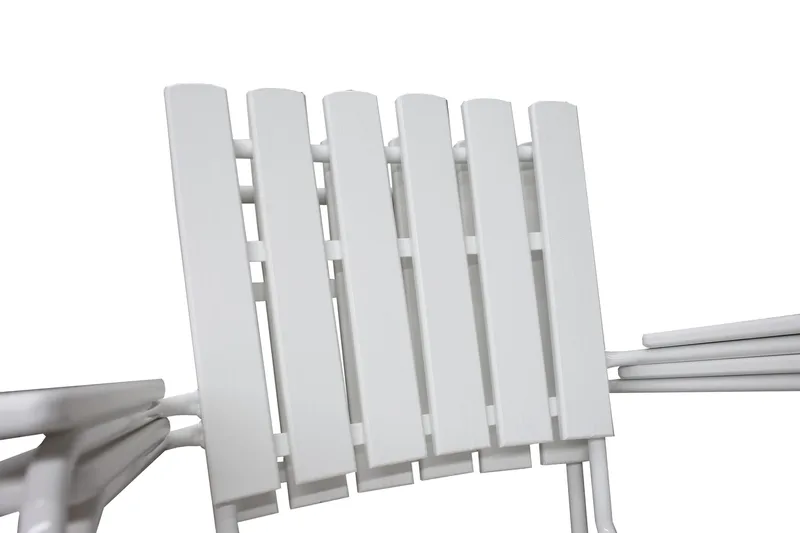 Nojatuoli Vaxholm Valkoinen - KWA - Puutarhakalusteet - Puutarhatuoli - Ulkotilan ruokatuoli