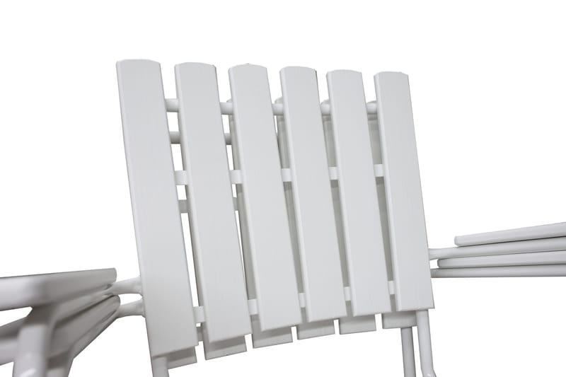 Nojatuoli Vaxholm Valkoinen - KWA - Puutarhakalusteet - Puutarhatuoli - Ulkotilan ruokatuoli