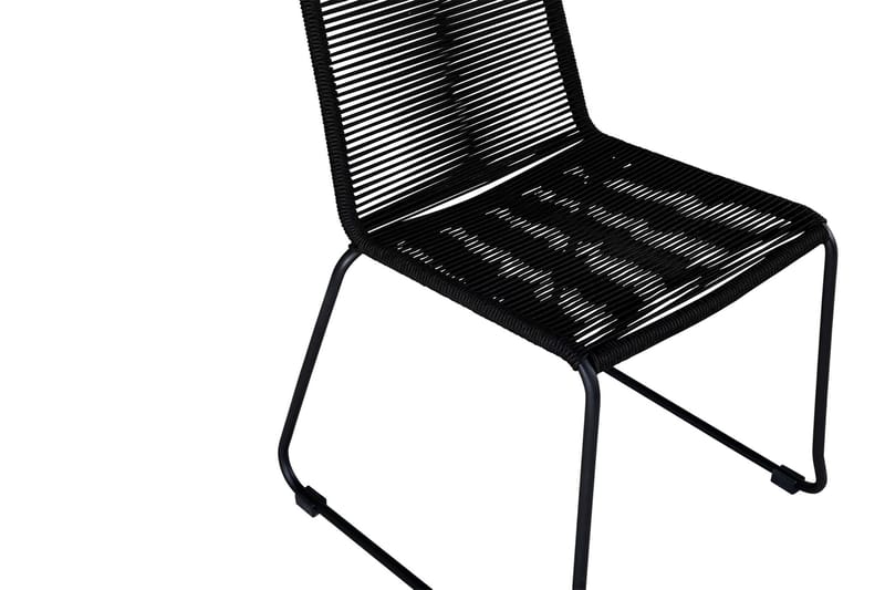 Pinottava Tuoli Lindos Musta - Venture Home - Puutarhakalusteet - Puutarhatuoli - Ulkotilan ruokatuoli