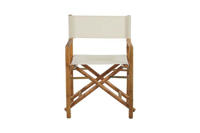 Puutarhatuoli 2 kpl Vaalea puu/beige MOLISE - Puu/Luonnonväri - Puutarhakalusteet - Puutarhatuoli - Ulkotilan ruokatuoli