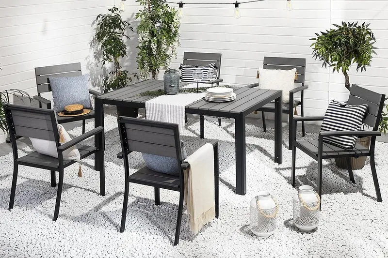 Puutarhatuoli Como 55 cm 6 kpl - Puutarhakalusteet - Puutarhatuoli - Ulkotilan ruokatuoli