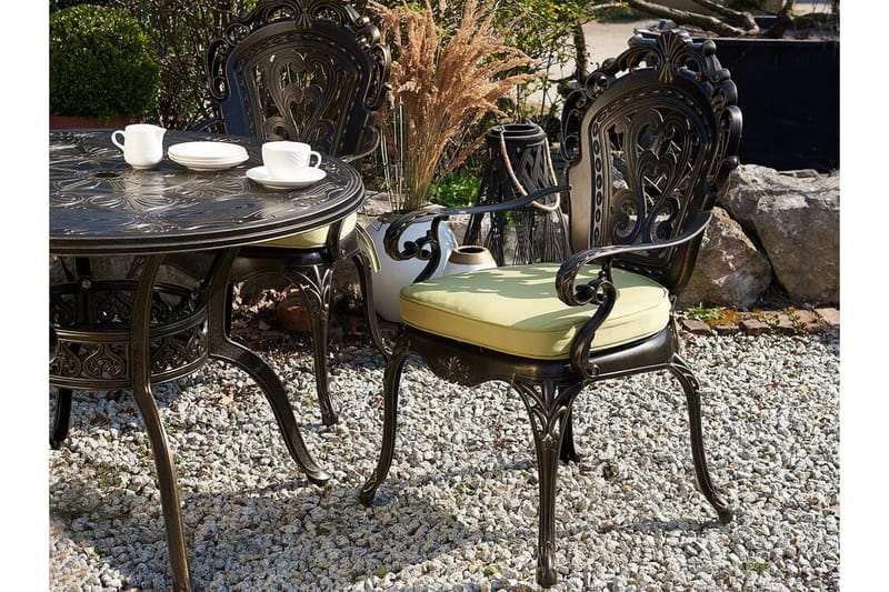 Puutarhatuoli Confrides 2-pak - Ruskea - Puutarhakalusteet - Puutarhatuoli - Ulkotilan ruokatuoli