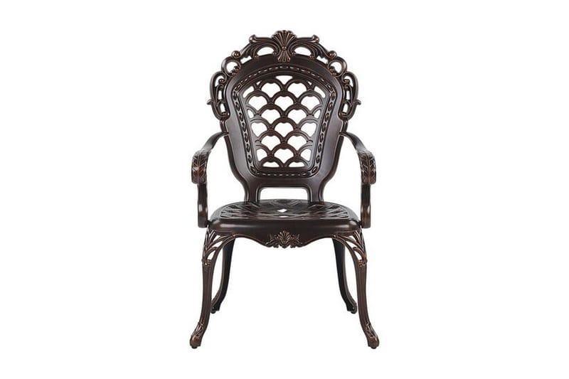 Puutarhatuoli Fonteo 2-pak - Ruskea - Puutarhakalusteet - Puutarhatuoli - Ulkotilan ruokatuoli