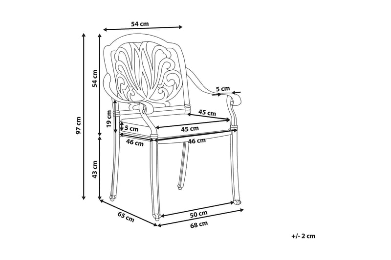 Puutarhatuoli Furtan 4 kpl - Ruskea - Puutarhakalusteet - Puutarhatuoli - Ulkotilan ruokatuoli