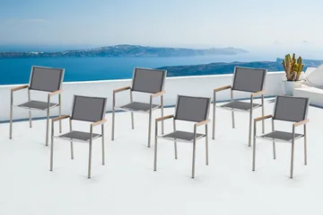 Puutarhatuoli Grosseto 58 cm 6 kpl - Puutarhakalusteet - Puutarhatuoli - Ulkotilan ruokatuoli