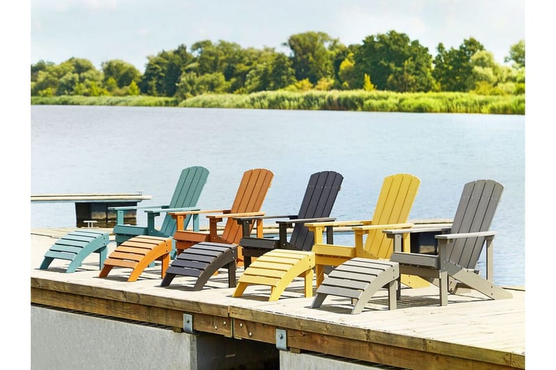 Puutarhatuoli rahilla turkos Adirondack - Sininen - Puutarhakalusteet - Puutarhatuoli - Aurinkotuoli - Kansituoli