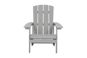 Puutarhatuoli rahilla Vaaleanharmaa Adirondack - Harmaa - Puutarhakalusteet - Puutarhatuoli - Aurinkotuoli - Kansituoli