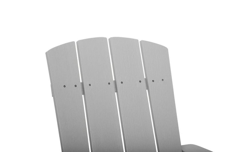 Puutarhatuoli rahilla Vaaleanharmaa Adirondack - Harmaa - Puutarhakalusteet - Puutarhatuoli - Aurinkotuoli - Kansituoli