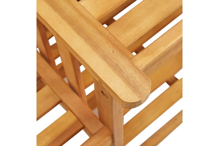 Puutarhatuolit teepöydällä 159x61x92 cm täysi akaasiapuu - Ruskea - Karmituoli ulos - Parveketuoli & taittotuoli ulos - Ulkotilan ruokatuoli
