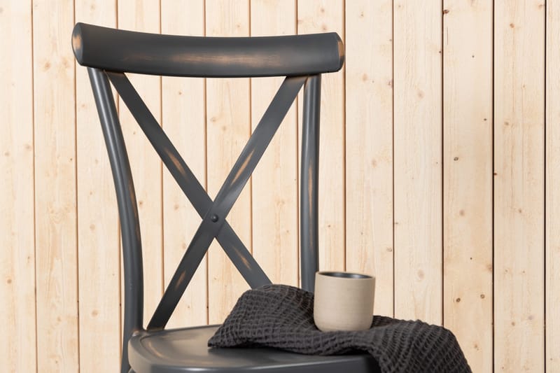 Ruokatuoli Tablas - Tummanharmaa - Puutarhakalusteet - Puutarhatuoli - Ulkotilan ruokatuoli