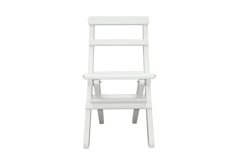Taittotuoli Larios - Valkoinen - Puutarhakalusteet - Puutarhatuoli - Ulkotilan ruokatuoli