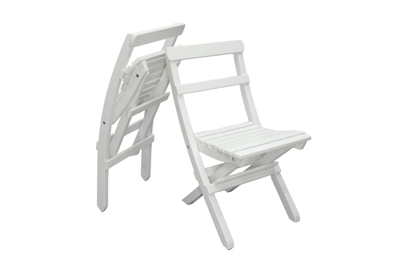 Taittotuoli Larios - Valkoinen - Puutarhakalusteet - Puutarhatuoli - Ulkotilan ruokatuoli