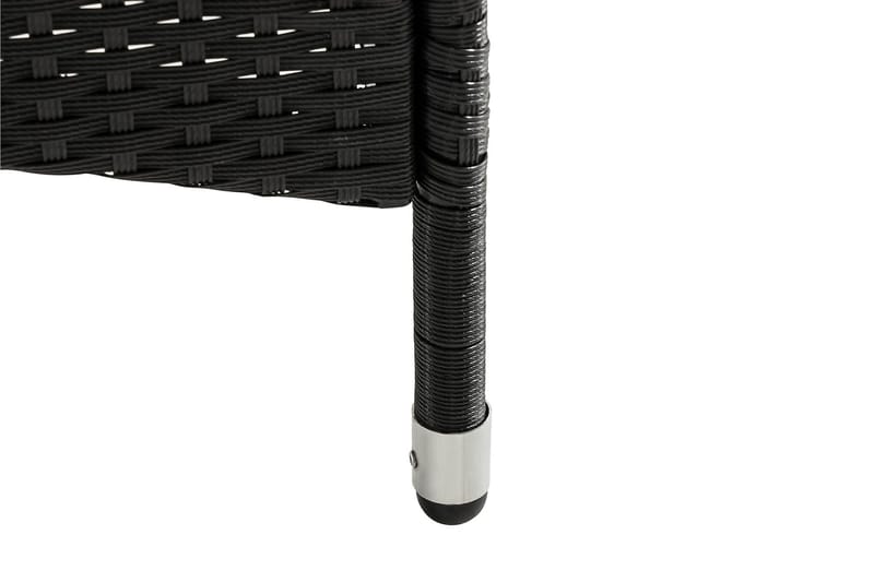 Thor Ulkonoja­tuoli - Musta - Puutarhakalusteet - Puutarhatuoli - Ulkotilan ruokatuoli