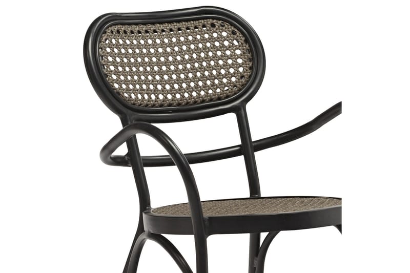 Tuoli Bolgheri Ruskea/Musta - Puutarhakalusteet - Puutarhatuoli - Ulkotilan ruokatuoli