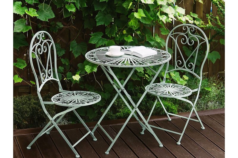 Tuoli Roccavione 2-pak - Vihreä - Puutarhakalusteet - Puutarhatuoli - Ulkotilan ruokatuoli