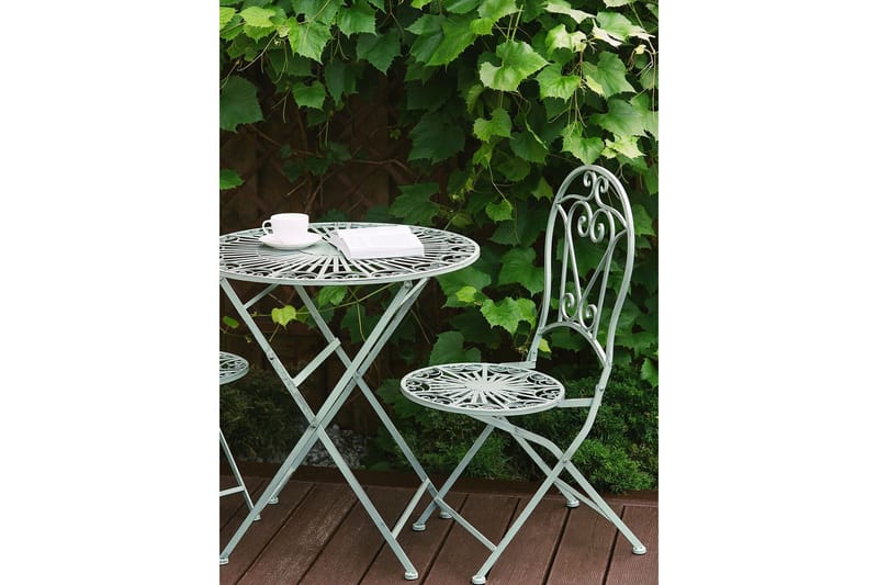 Tuoli Roccavione 2-pak - Vihreä - Puutarhakalusteet - Puutarhatuoli - Ulkotilan ruokatuoli