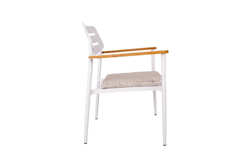 Tuoli Wales Valkoinen - Puutarhakalusteet - Puutarhatuoli - Ulkotilan ruokatuoli