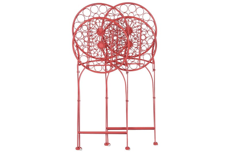 Terrace Ruokatuoli Ulkokäyttöön - Punainen - Puutarhakalusteet - Puutarhatuoli - Karmituoli ulos