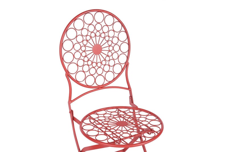 Terrace Ruokatuoli Ulkokäyttöön - Punainen - Puutarhakalusteet - Puutarhatuoli - Karmituoli ulos