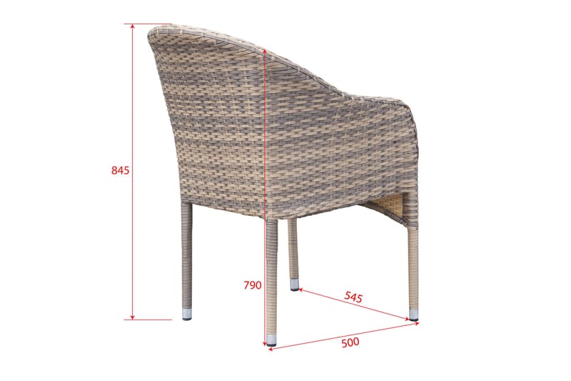Thor Ulkonoja­tuoli - Beige - Puutarhakalusteet - Puutarhatuoli - Karmituoli ulos