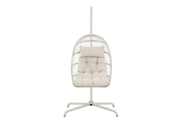 Trezza Riipputuoli Ulkokäyttöön 75x70 cm - Beige - Puutarhakalusteet - Puutarhatuoli - Riipputuoli