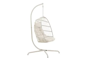 Trezza Riipputuoli Ulkokäyttöön 75x70 cm - Beige - Puutarhakalusteet - Puutarhatuoli - Riipputuoli