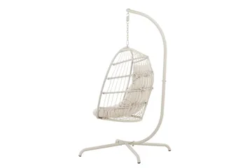 Trezza Riipputuoli Ulkokäyttöön 75x70 cm - Beige - Puutarhakalusteet - Puutarhatuoli - Riipputuoli