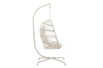 Trezza Riipputuoli Ulkokäyttöön 75x70 cm - Beige - Puutarhakalusteet - Puutarhatuoli - Riipputuoli