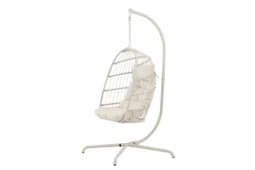 Trezza Riipputuoli Ulkokäyttöön 75x70 cm - Beige - Puutarhakalusteet - Puutarhatuoli - Riipputuoli