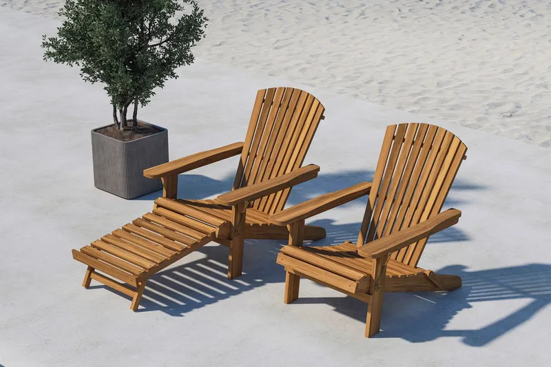 Tropea aurinkotuoli ulkokäyttöön, Luonnonväri