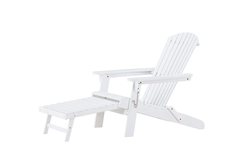 Tropea Aurinkotuoli - Valkoinen - Puutarhakalusteet - Puutarhatuoli - Aurinkos änky & aurinkovaunu