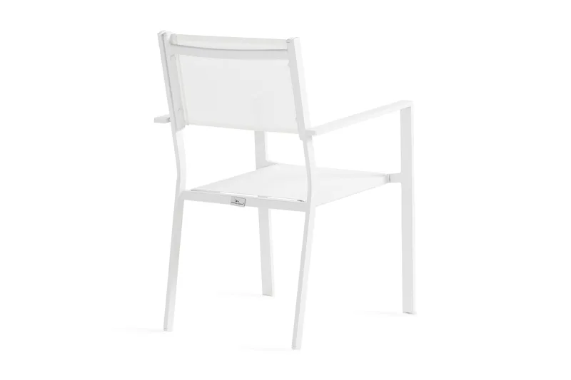 Tunis pinottava ulkotuoli - Valkoinen/valkoinen - Puutarhakalusteet - Puutarhatuoli - Karmituoli ulos