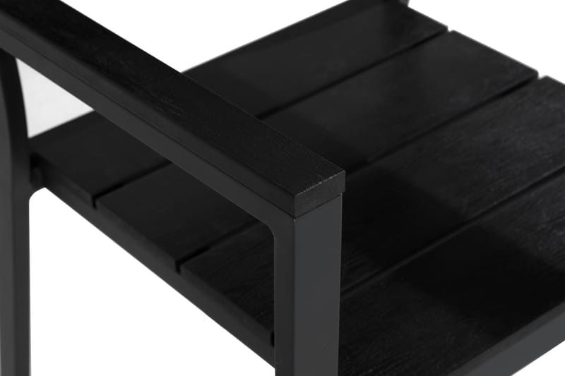 Tunis-pinottava ulkotuoli Aintwood - Musta/Musta - Puutarhakalusteet - Puutarhatuoli - Karmituoli ulos