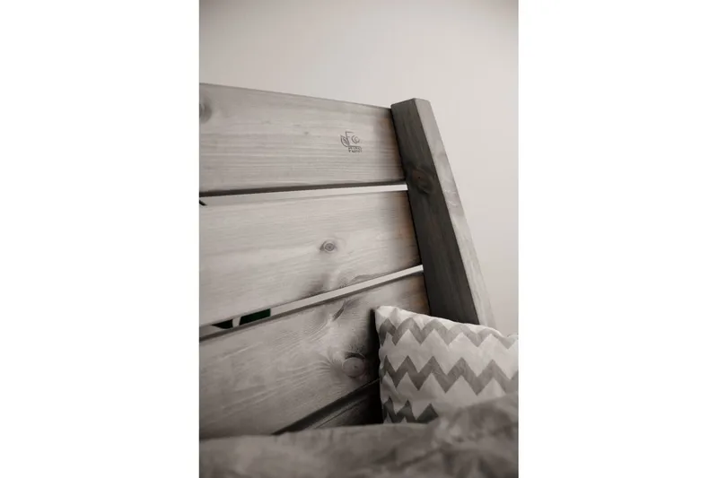 Tuoli EcoFurn Granny Double Mänty Öljytty Harmaa - Harmaa - Puutarhakalusteet - Puutarhatuoli - Ulkotilan nojatuolit