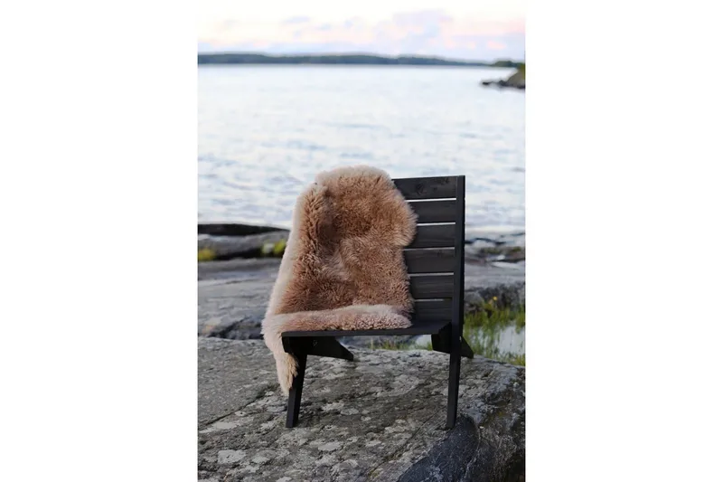 Tuoli EcoFurn Granny Mänty Öljytty Musta - Musta - Puutarhakalusteet - Puutarhatuoli - Ulkotilan nojatuolit