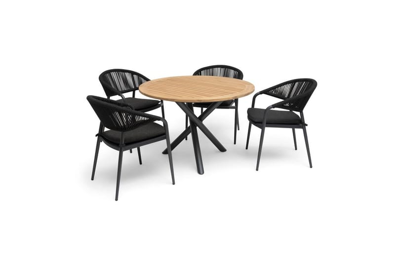 Tuoli Hillerstorp Ekeryd 4 kpl Antrasiitinharmaa - Puutarhakalusteet - Puutarhatuoli - Ulkotilan nojatuolit