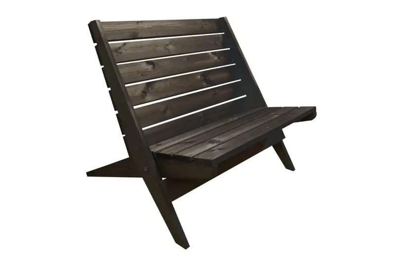 Tuoli Hillerstorp Granny Double Mänty Öljytty Musta, Musta