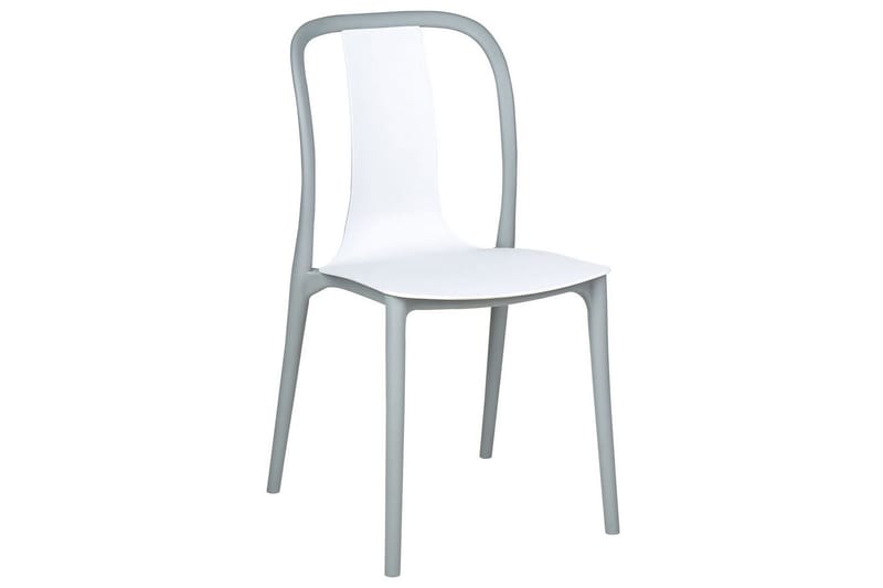 Ugento Ruokatuoli Ulkokäyttöön, Valkoinen/Harmaa