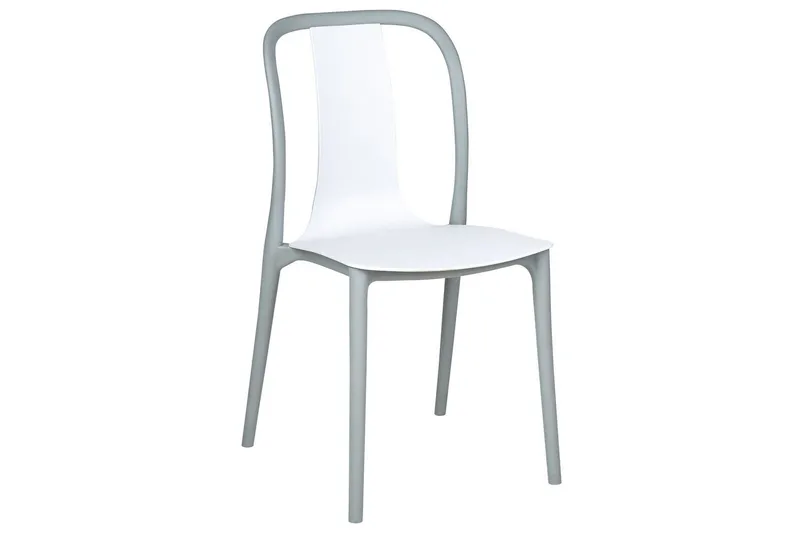 Ugento Ruokatuoli Ulkokäyttöön, Valkoinen/Harmaa