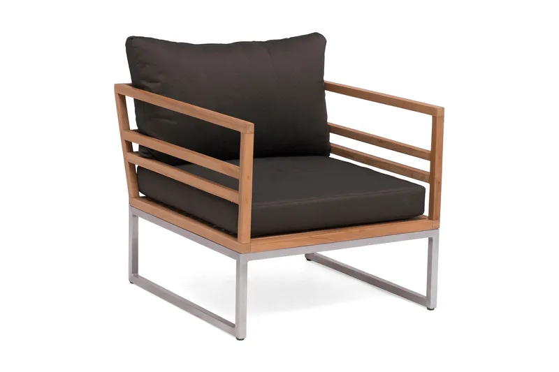 Hillerstorp Kaxheden Terassinojatuoli, Ruskea/Musta