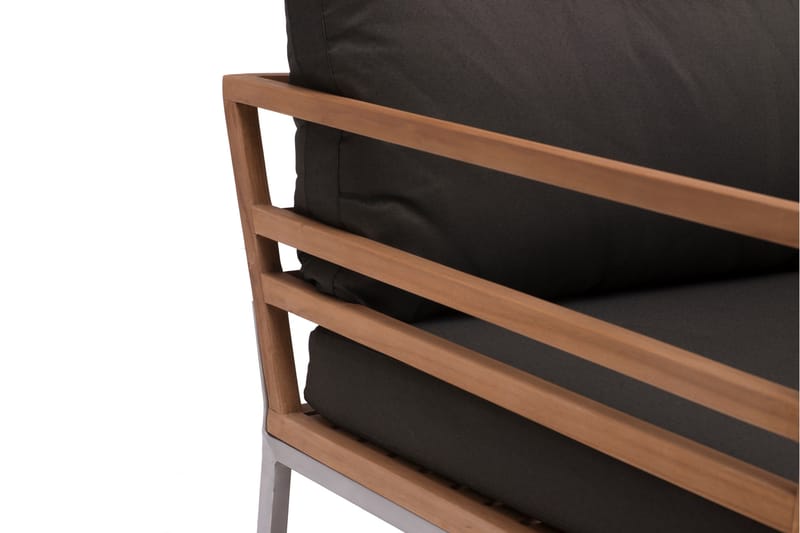 Hillerstorp Kaxheden Terassinojatuoli - Ruskea/Musta - Puutarhakalusteet - Puutarhatuoli - Ulkotilan nojatuolit