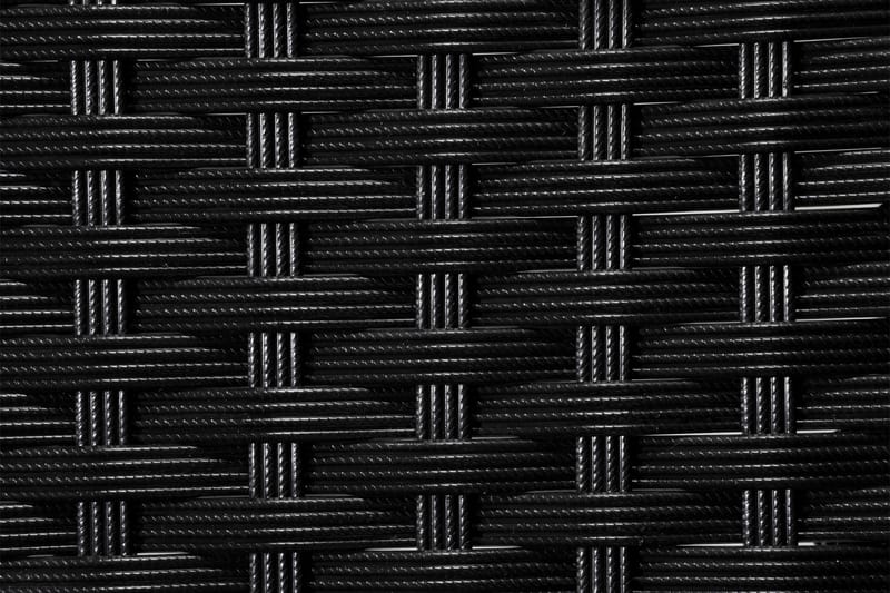 Jenny Säädettävä Ulkoruokatuoli – Säädettävä Nojatuoli Polyrottinkia - Musta - Puutarhakalusteet - Puutarhatuoli - Ulkotilan nojatuolit