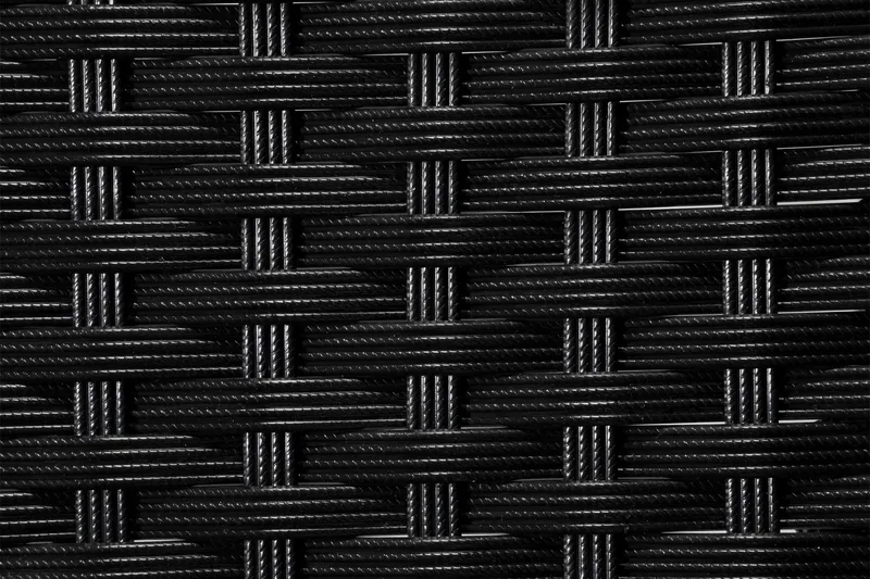 Jenny ulkoruokatuoli, säädettävä – säädettävä ulkonojatuoli polyrottinkia - Musta - Puutarhakalusteet - Puutarhatuoli - Ulkotilan nojatuolit